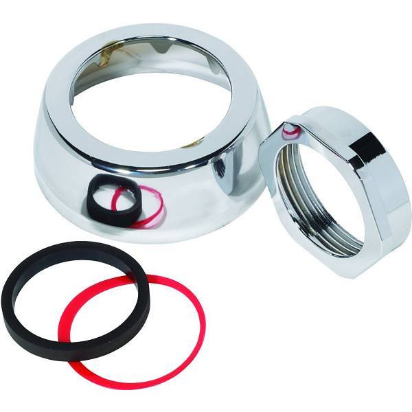 Sloan F-5-A-W 3/4 In. X 2-1/2 In. Spud Coupling Assembly, Chrome Plated