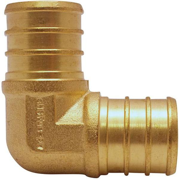 Apollo 3/4", Brass, PEX-B Barb 90 Deg. Elbow Pro, Package Of 25