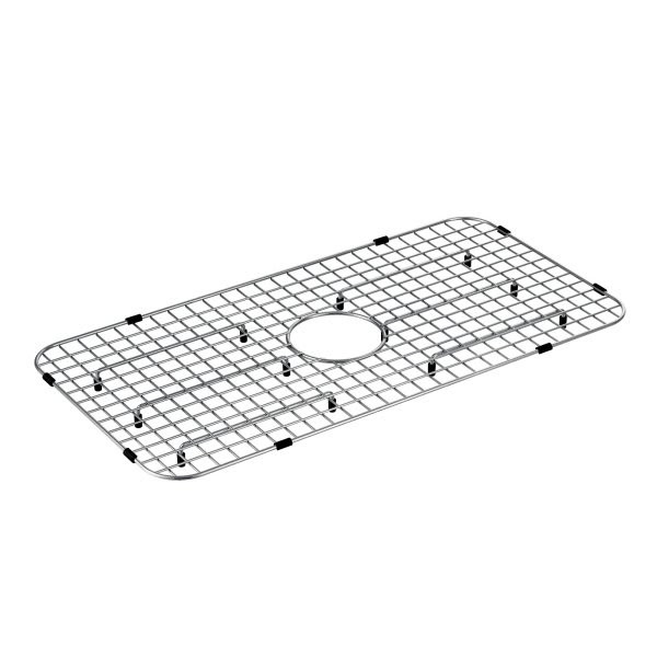 Moen Stainless Steel Center Drain Bottom Grid Accessory 29" X 16"