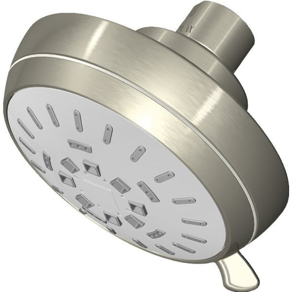 Seasons Water-Saving Massage Showerhead, Brushed Nickel, Plastic Ball Joint