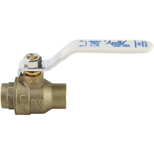 Apollo 1/2 Lead Free Brass Swt X Swt Ball Valve