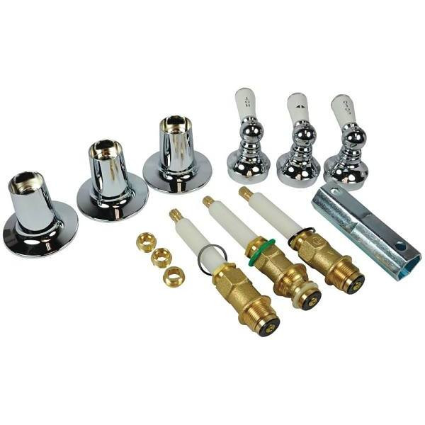 Danco 3-Handle Tub/Shower Trim Kit For Price Pfister Chrome