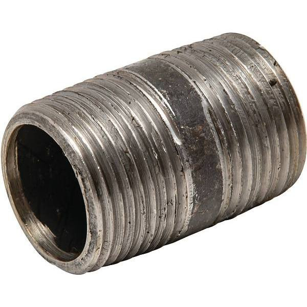 Mueller Streamline 1/2 In. X 1-1/2 In. Black Malleable Nipple