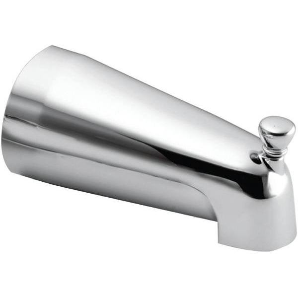 Cleveland Faucet Group 1/2 In. Slip Fit Metal Tub Spout In Chrome