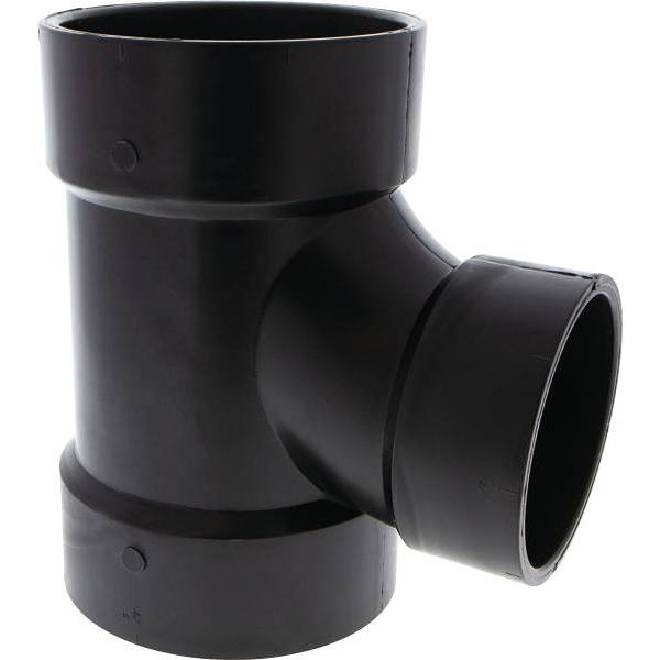 Nibco 4 In. X 4 In. X 3 In. ABS DWV All Hub Sanitary Tee