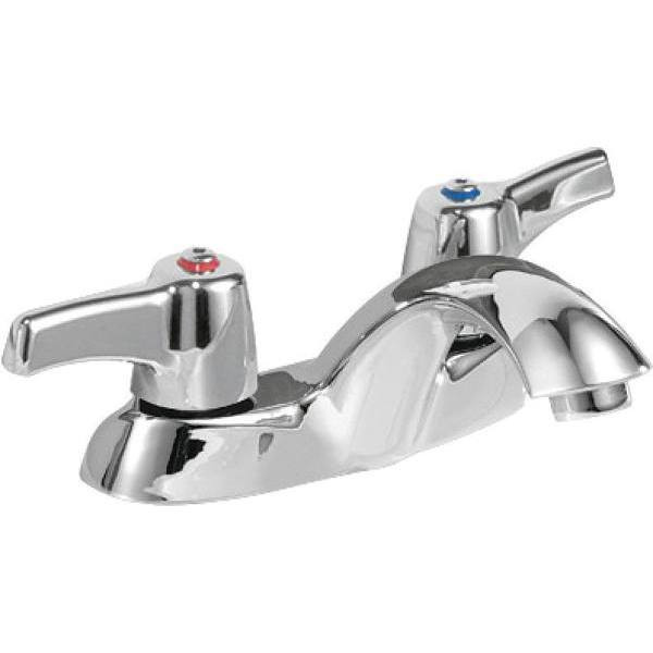 Delta 4 Centerset 2-Handle Bathroom Faucet (Chrome)