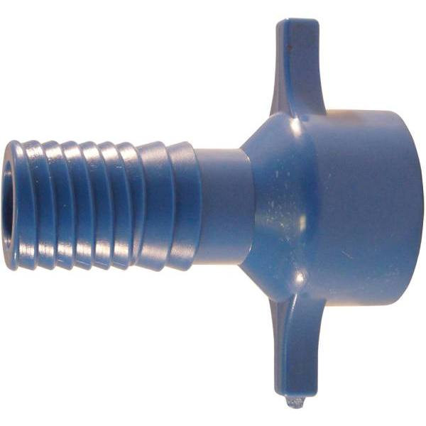 Apollo 3/4 In. Barb Insert Blue Twister Polypropylene X Fpt Adapter Fitting