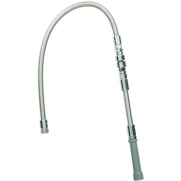 T&S Flxeible Stainless Steel Hose W/ Vacuum Breaker
