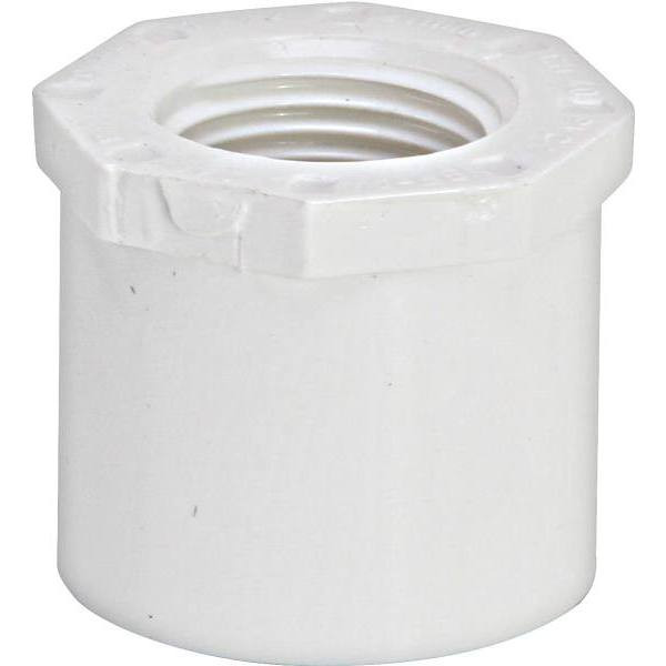 Maintenance Warehouse PVC Schedule 40 2" X 3/4" Bushing Spigot X FIP