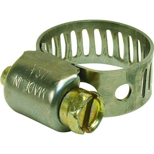Breeze Clamp 2-1/16" To 3" 410 Stainless Steel Breeze Hose Clamp, Package Of 10