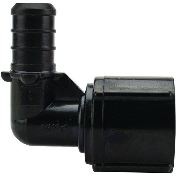 Apollo 1/2 In. Plastic PEX-B Barb X Female Swivel 90-Degree Elbow (5-Pack)
