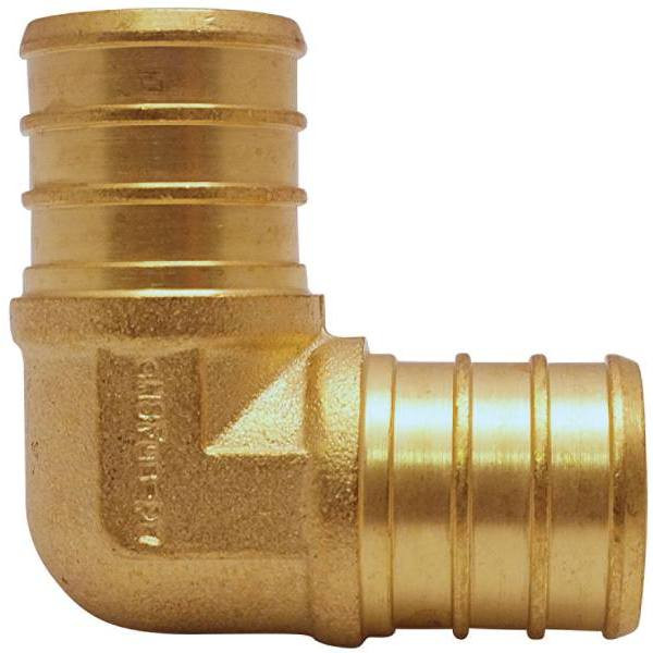 Apollo 3/4 Ft. Brass PEX-B Barb 90-Degree Elbow