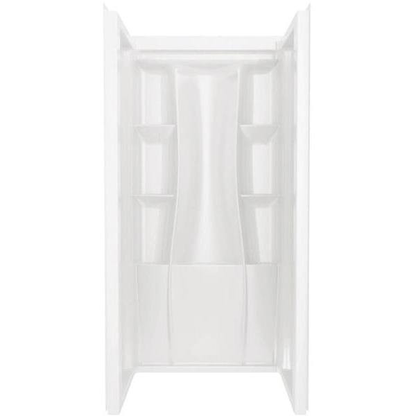 Delta Classic 500 36 In. X 73.25 In. X 36 In. Shower Surrounds, High Gloss Whit