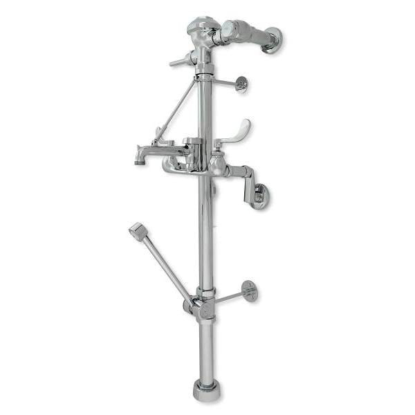 Zurn Aquaflush Exposed Manual Diaphragm Flush Valve 1.28 Gpf Sweat Solder Kit