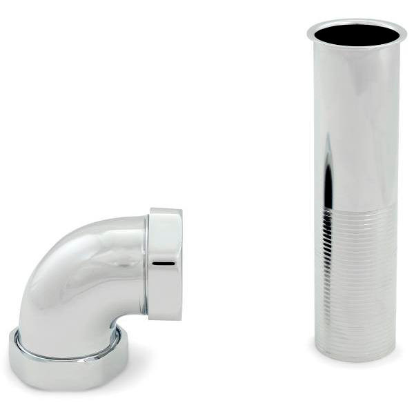 Zurn Flanged Tube With Elbow Nut And Gasket For Concealed Manual Flush Valve