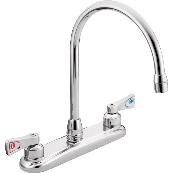 Moen M-Dura Chrome 1.5gpm Two-Handle Kitchen Faucet