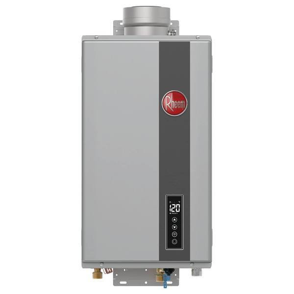 Rheem Rtg-Series 9.5 GPM High Efficiency Smart Indoor Natural Gas Residential Tankless Water Heater