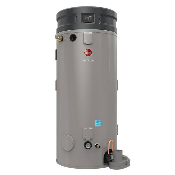 Rheem Commercial Triton Super Duty High Efficiency 119 Gal Tall 3-Year 500k BTU Liquid Propane Gas ASME Tank Water Heater