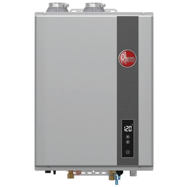 Rheem Super High Efficiency 6.8 GPM Indoor Natural Gas Residential Tankless Water Heater