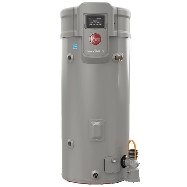 Rheem Professional Prestige Maximus 50 Gal. Tall 12-Year 100k BTU Liquid Propane Gas Tank Water Heater With Leaksense