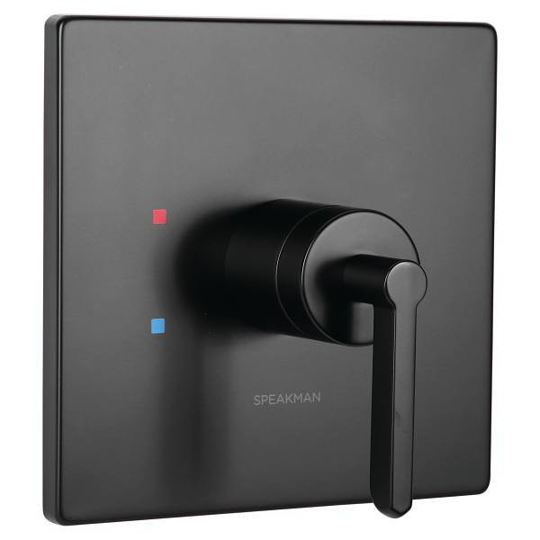 Speakman Lucid Shower Valve Trim Matte Black
