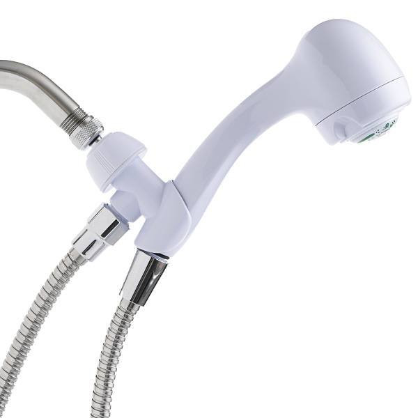 Niagara Earth Spa 3 Spray Settings 2.0 GPM Handheld Showerhead In White