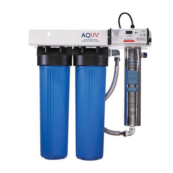 Aqua Flo Series Whole House Ultraviolet Disinfect Filter Rack System Aquv-12r22