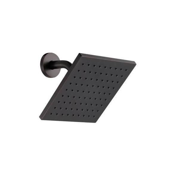 Seasons Westwind 8 In. Square Single Function 1.8 GPM Fixed Showerhead, Matte Black