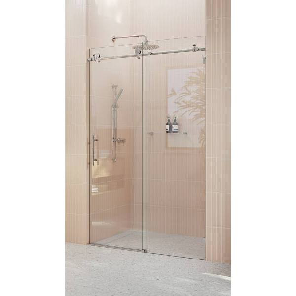 Glass Warehouse Eclipse 44-48"wx78"h Frameless Sliding Shower Door Chrome