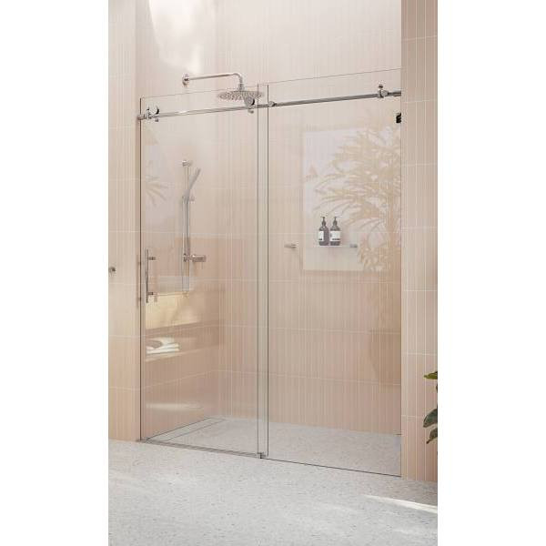 Glass Warehouse Eclipse 64"x78" Frameless Glass Shower Doors Gw-Sld-64-Ch