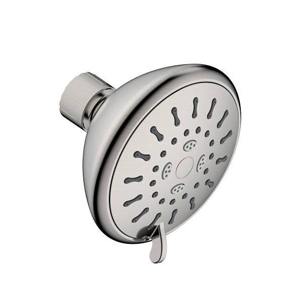 Seasons 3 Spray 1.8 GPM Showerhead With Plastic Ball Joint In Brushed Nickel