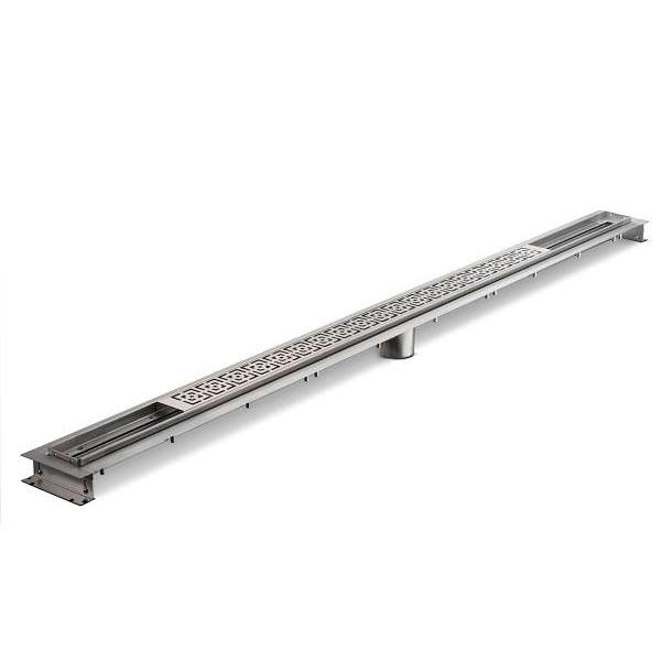 Zurn 60"Shower Drain With Decorative Block Grate