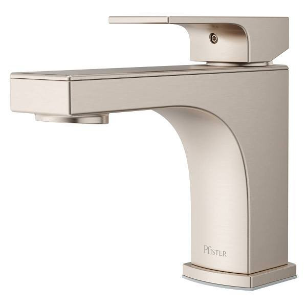 Price Pfister Pfirst Modern Single Control Faucet Brushed Nickel