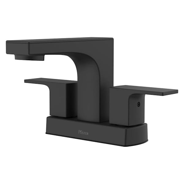 Price Pfister Pfirst Modern 4 " Centerset Faucet Matte Black