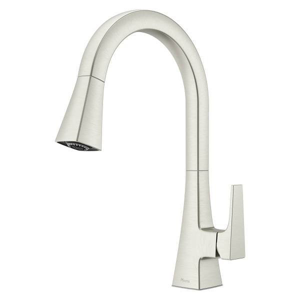 Price Pfister Pfirst Modern 1-Handle Pull-Down Kitchen Faucet Staless Steel