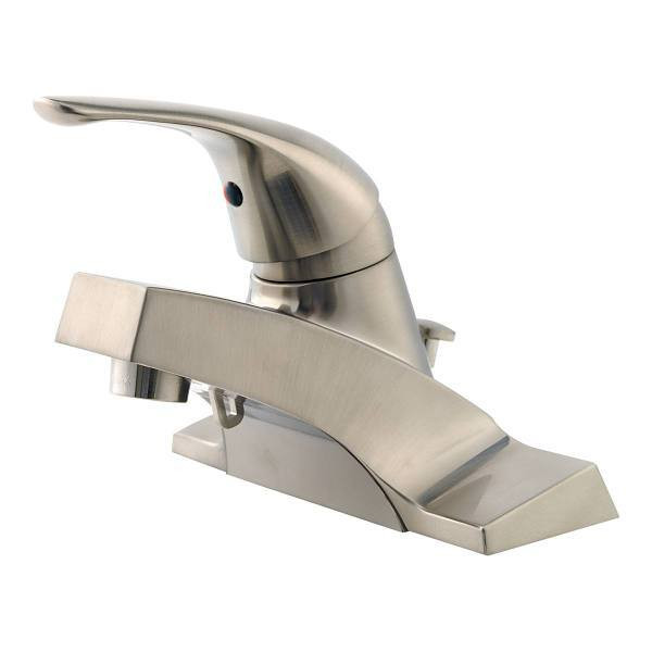 Price Pfister Single Control 4" Centerset Bathroom Faucet Brushed Nickel
