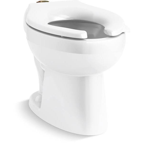Kohler Wellcomme Ultra Floor-Mount Top Spud Flushometer Bowl