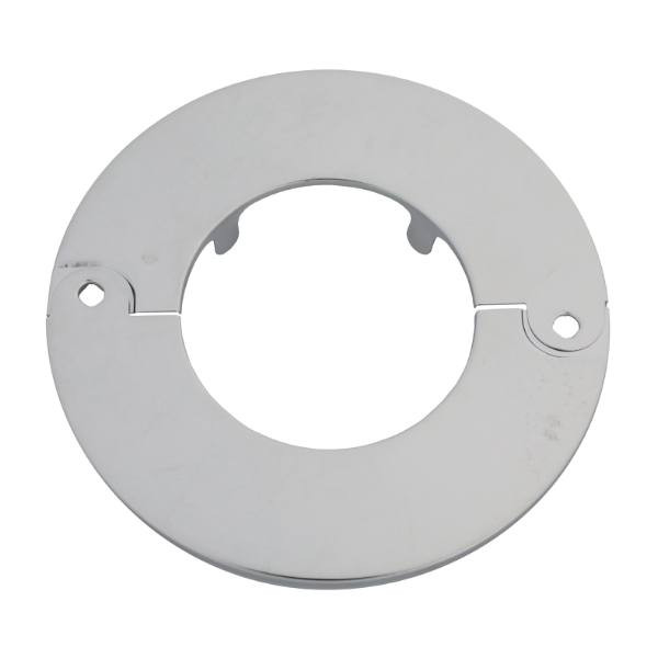 Danco 3-1/8" OD Heavy Duty Stainless Steel Split Escutcheon-Chrome Package Of 2