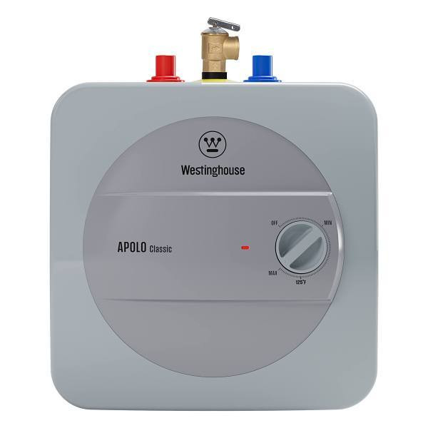 Westinghouse Apolo 2.5 Gal. Mini Tank Water Heater-1440w 120v