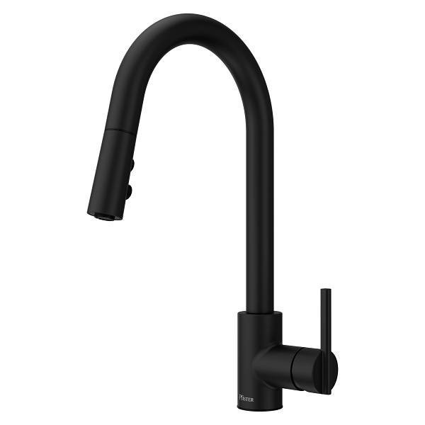 Pfister Brislin Pull-Down Kitchen Faucet In Matte Black