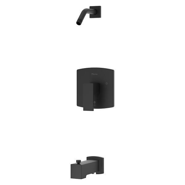 Pfirster Modern Tub/Shower Faucet In Matte Black