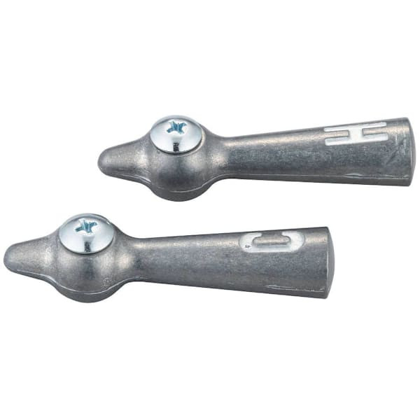 Central Brass Lever Laundry Faucet Handles Cold & Hot With Screws