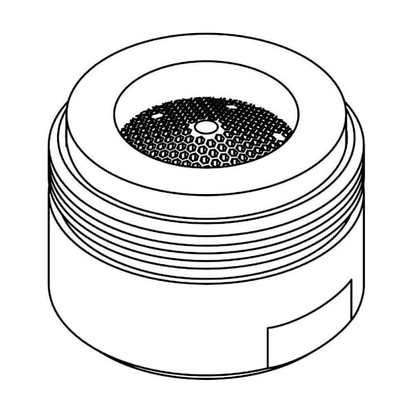 Central Brass 13/16"-27 Male Thread 1.5 GPM Aerator