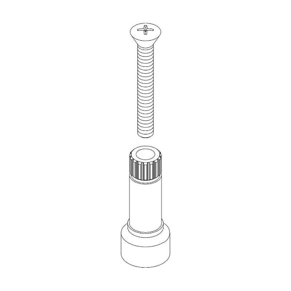 Central Brass Stem Extension With Screw
