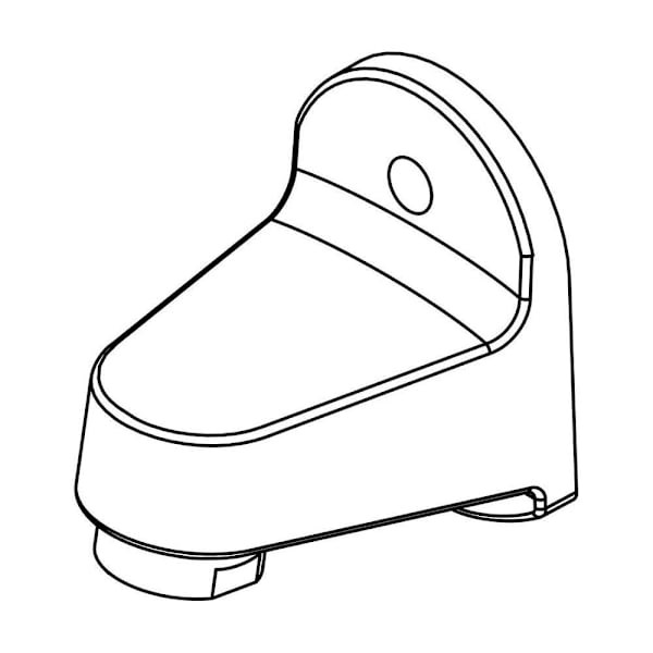 Central Brass 1-11/16" Shelf Back Spout With Aerator