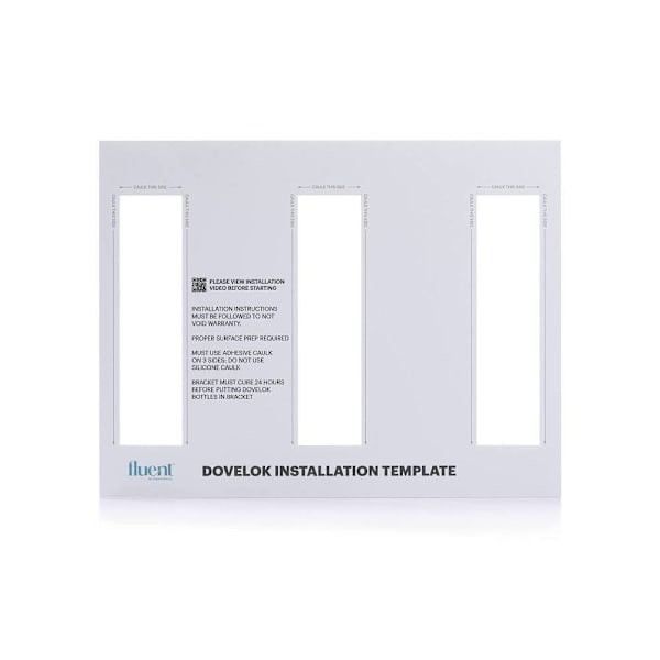 Fluent Dovelok Mounting Template