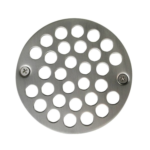 Westbrass 4" O.d. Sold Brass Shower Strainer Cover Satin Nickel