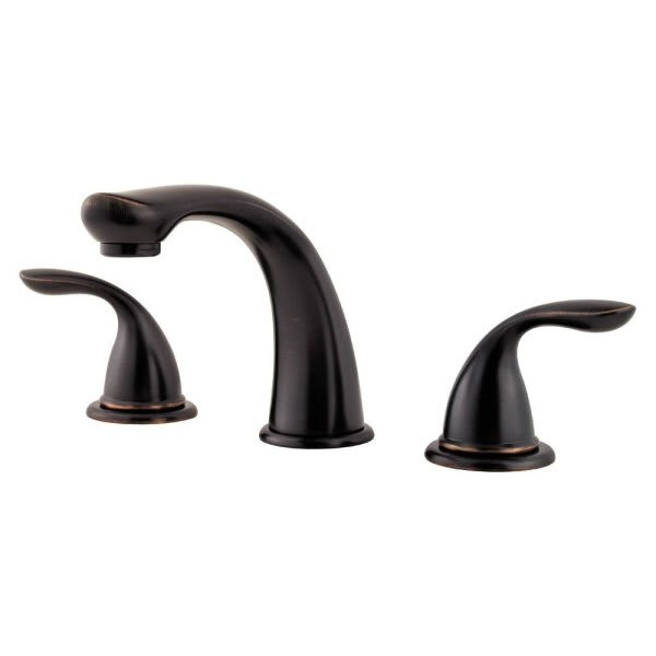 Pfister Pfirst Roman Tub Trim, 18 Gpm, Tuscan Bronze, 2 Handles