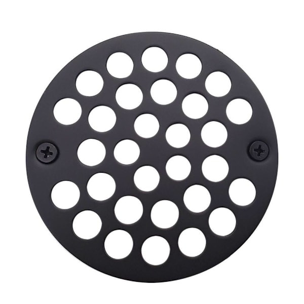 Westbrass 4 In. O.d. Shower Strainer Grill, Screw-In Style, In Oil Rubbed Bronze