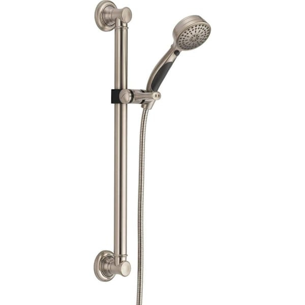 Delta Activtouch 9-Setting Hand Shower With Traditional Slide Bar / Grab Bar